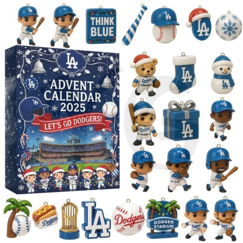 LA Dodgers 2025 World Series Champions Advent Calendar LA Dodgers 2025 World Series Champions Advent Calendar