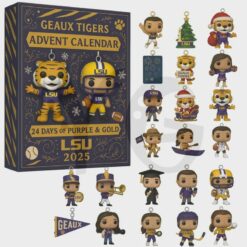 LSU Tigers Geaux Tigers 2025 Christmas Advent Calendar