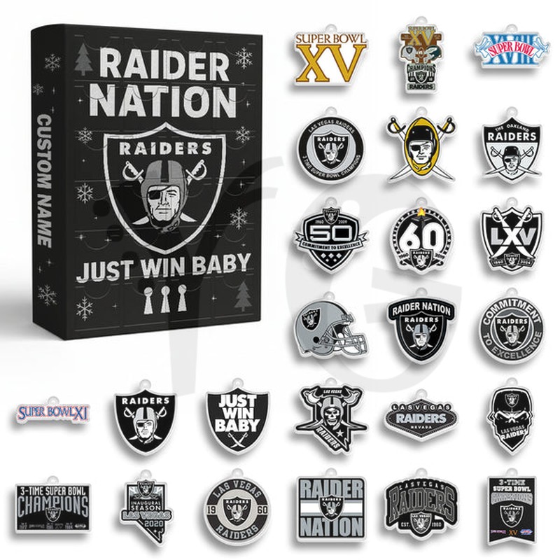 Las Vegas Raiders Just Win Baby Advent Calendar Las Vegas Raiders Just Win Baby Advent Calendar