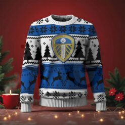Leeds United EPL 2025 Christmas Special Edition Ugly Sweater