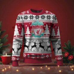 Liverpool FC EPL 2025 Christmas Special Edition Ugly Sweater