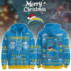 Los Angeles Chargers Star Wars x Merry Christmas 2025 Limited Hoodie Los Angeles Chargers Star Wars x Merry Christmas 2025 Limited Hoodie