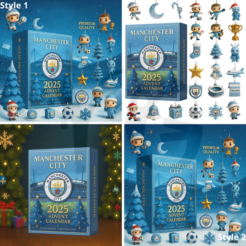 Manchester City 2025 Christmas Limited Edition Advent Calendar Manchester City 2025 Christmas Limited Edition Advent Calendar