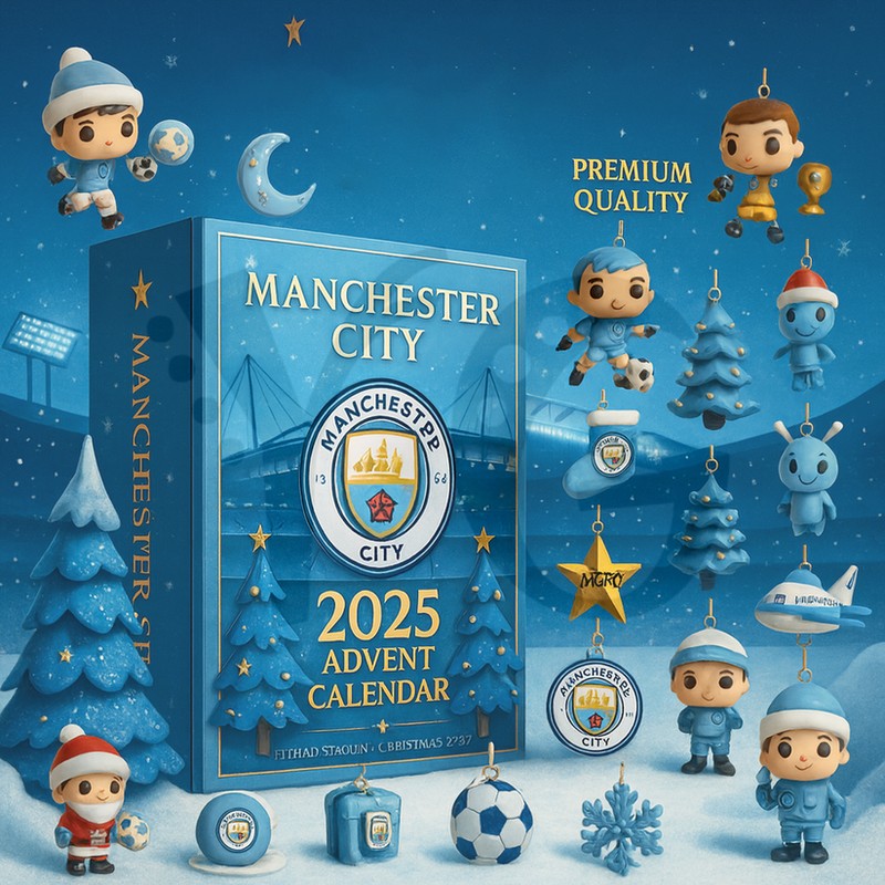 Manchester City 2025 Christmas Limited Edition Advent Calendar Manchester City 2025 Christmas Limited Edition Advent Calendar