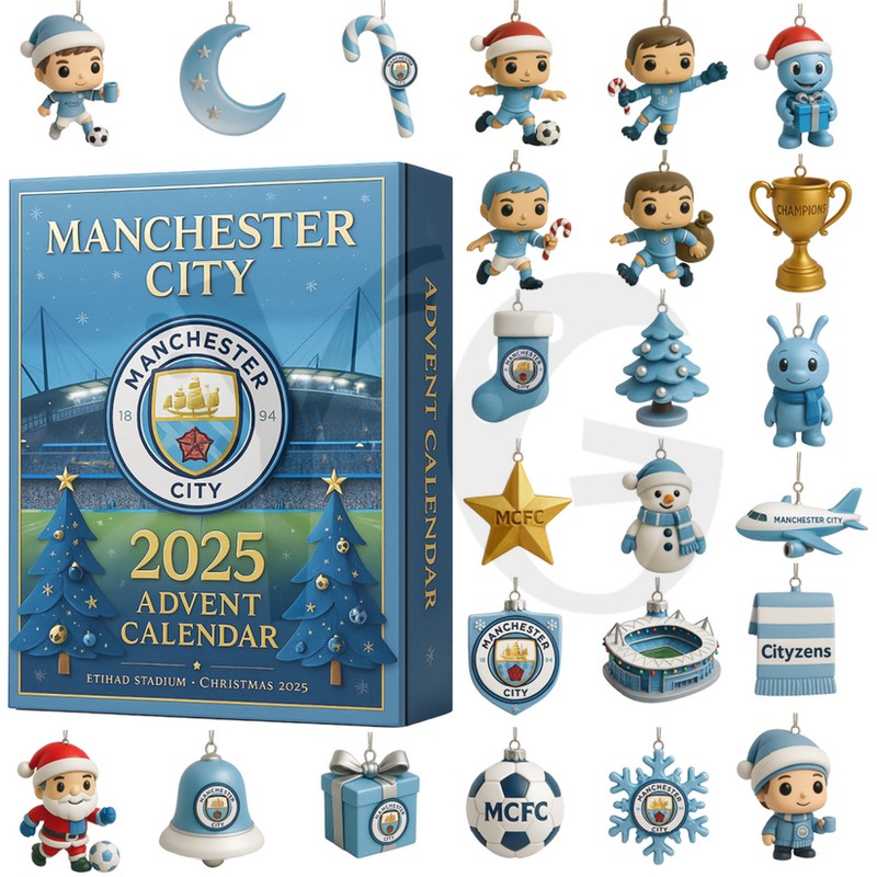 Manchester City 2025 Christmas Limited Edition Advent Calendar Manchester City 2025 Christmas Limited Edition Advent Calendar