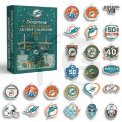 Miami Dolphins Personalized Christmas Advent Calendar