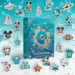 Miami Dolphins x Mickey Personalized Advent Calendar