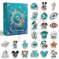 Miami Dolphins x Mickey Personalized Advent Calendar