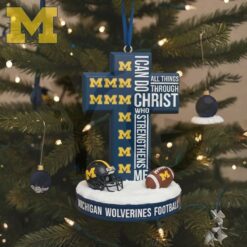 Michigan Wolverines I Saw Michigan Greatness Ornament