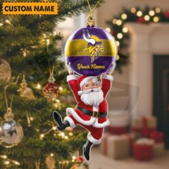 Minnesota Vikings NFL Personalized Christmas Limited Acrylic Ornament Minnesota Vikings NFL Personalized Christmas Limited Acrylic Ornament