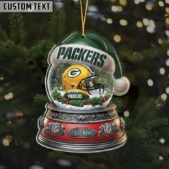 NFL Glass Snow Ball Helmet Football Limited Edition Ornaments 14