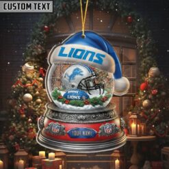 NFL Glass Snow Ball Helmet Football Limited Edition Ornaments 6