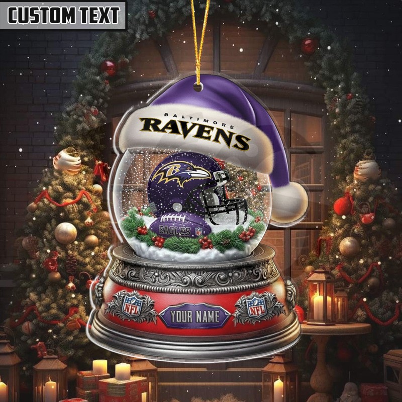 NFL Glass Snow Ball Helmet Football Limited Edition Ornaments NFL Glass Snow Ball Helmet Football Limited Edition Ornaments