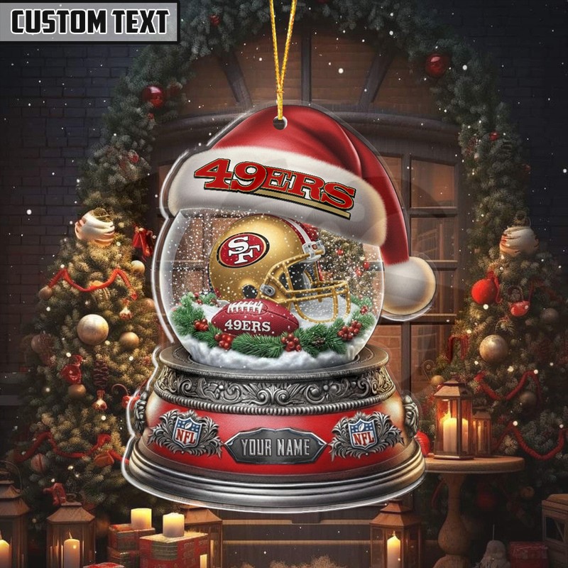 NFL Glass Snow Ball Helmet Football Limited Edition Ornaments NFL Glass Snow Ball Helmet Football Limited Edition Ornaments