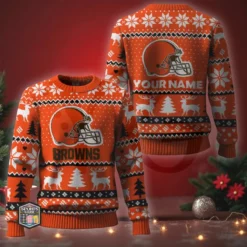 NFL Personalized Christmas Edition Ugly Sweater 14
