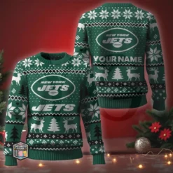 NFL Personalized Christmas Edition Ugly Sweater 16