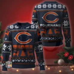 NFL Personalized Christmas Edition Ugly Sweater 19