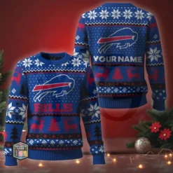 NFL Personalized Christmas Edition Ugly Sweater 2