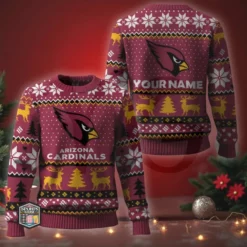 NFL Personalized Christmas Edition Ugly Sweater 4
