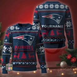 NFL Personalized Christmas Edition Ugly Sweater 5
