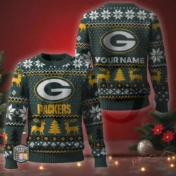 NFL Personalized Christmas Edition Ugly Sweater 6