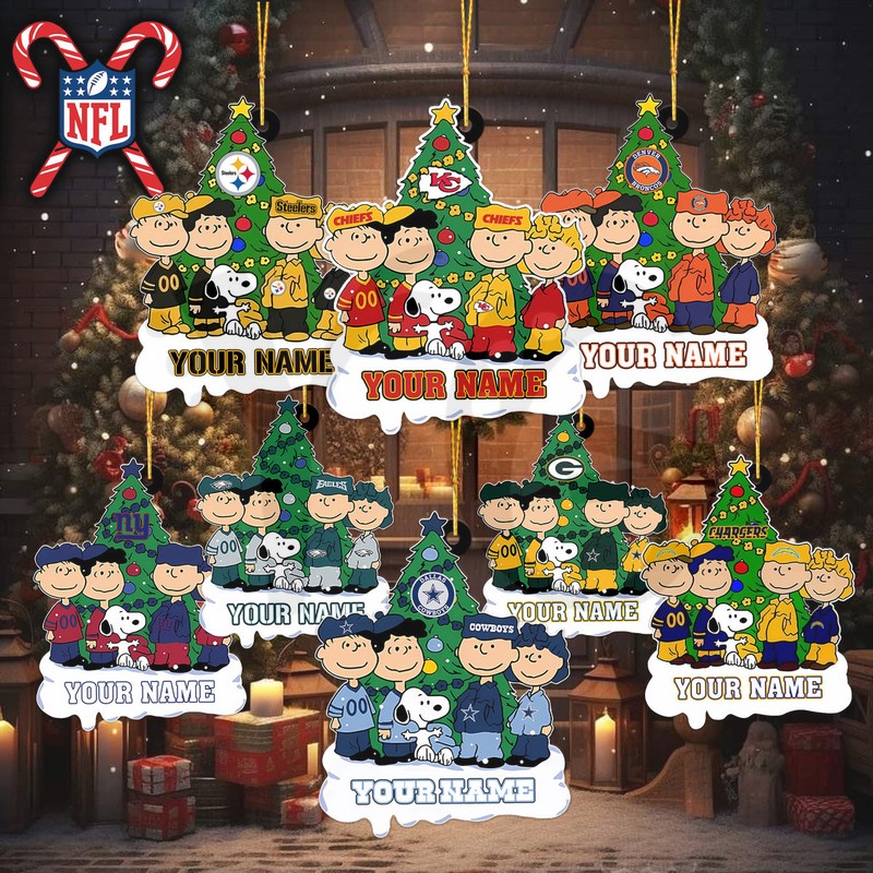 NFL The Peanuts Movie Christmas Tree Limited Edition Ornaments NFL The Peanuts Movie Christmas Tree Limited Edition Ornaments