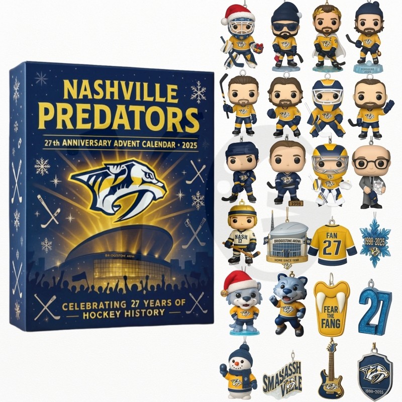 Nashville Predators 27th Anniversary Advent Calendar Nashville Predators 27th Anniversary Advent Calendar