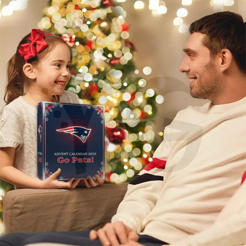 New England Patriots Go Pats 2025 Advent Calendar New England Patriots Go Pats 2025 Advent Calendar