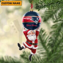 New England Patriots NFL Personalized Christmas Limited Acrylic Ornament