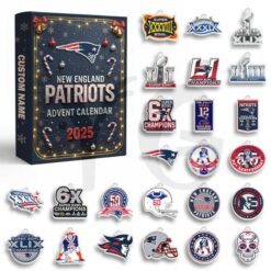 New England Patriots Title Ornaments Advent Calendar
