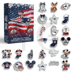 New England Patriots x Mickey Personalized Advent Calendar