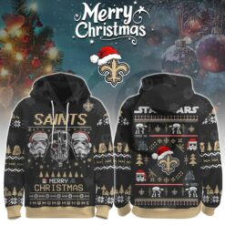 New Orleans Saints Star Wars x Merry Christmas 2025 Limited Hoodie New Orleans Saints Star Wars x Merry Christmas 2025 Limited Hoodie