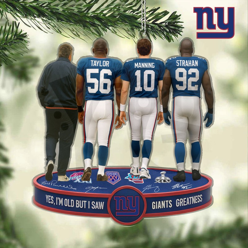 New York Giants Greatness Special Ornament New York Giants Greatness Special Ornament