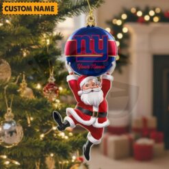 New York Giants NFL Personalized Christmas Limited Acrylic Ornament New York Giants NFL Personalized Christmas Limited Acrylic Ornament