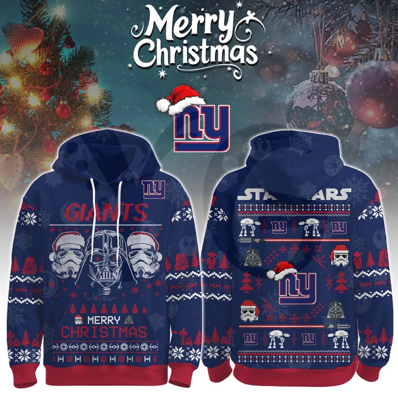 New York Giants Star Wars x Merry Christmas 2025 Limited Hoodie New York Giants Star Wars x Merry Christmas 2025 Limited Hoodie