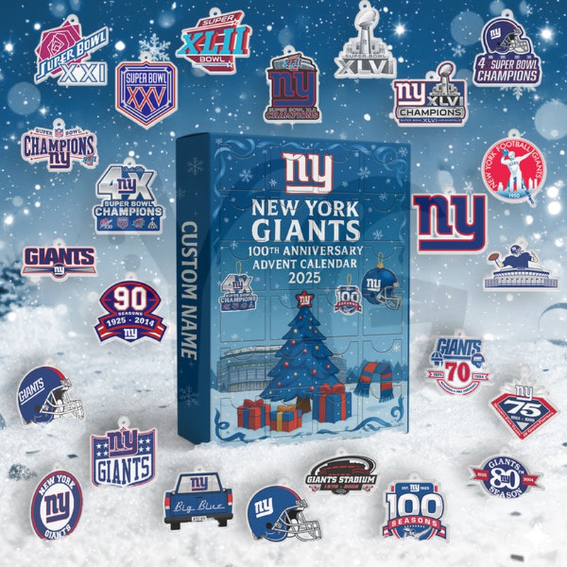 New York Giants Title Champions Advent Calendar New York Giants Title Champions Advent Calendar