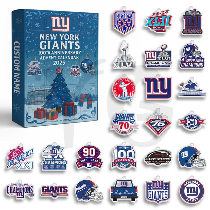 New York Giants Title Champions Advent Calendar New York Giants Title Champions Advent Calendar