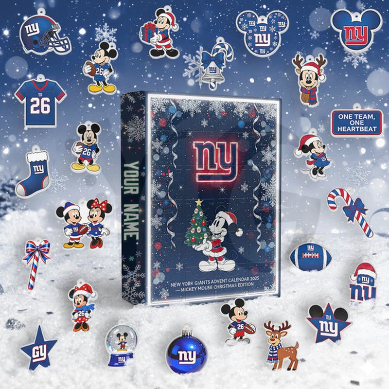 New York Giants x Mickey Personalized Advent Calendar New York Giants x Mickey Personalized Advent Calendar