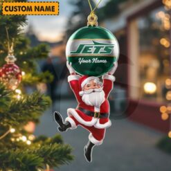 New York Jets NFL Personalized Christmas Limited Acrylic Ornament 3