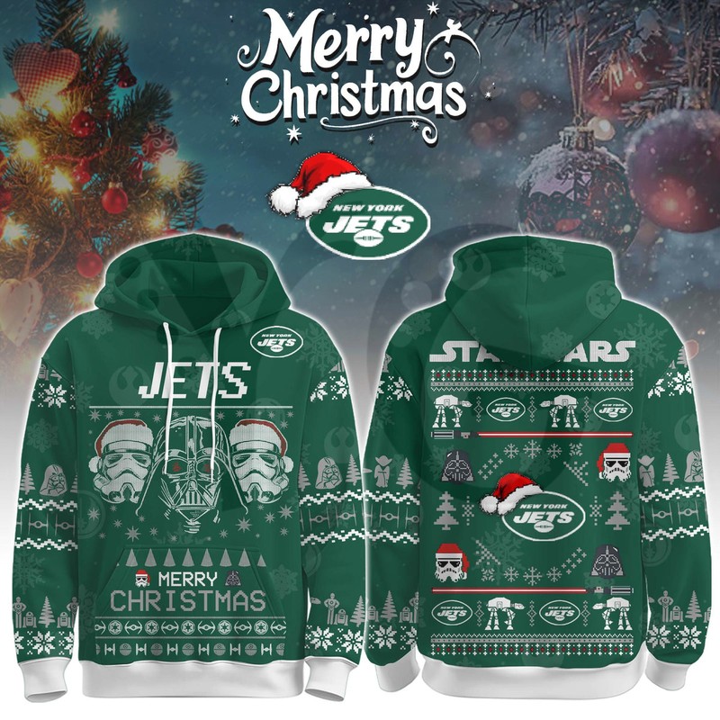 New York Jets Star Wars x Merry Christmas 2025 Limited Hoodie New York Jets Star Wars x Merry Christmas 2025 Limited Hoodie