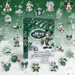 New York Jets x Mickey Personalized Advent Calendar