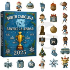 North Carolina Tar Heels 2025 Christmas Advent Calendar