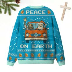 Peace On Earth Jesus Santa 2026 Limited Edition Sweater