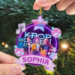 Personalized Huntrix Kpop Demon Hunter Christmas Ornament 1