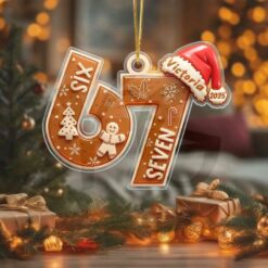 Personalized Six Seven Limited Edition Christmas Ornaments