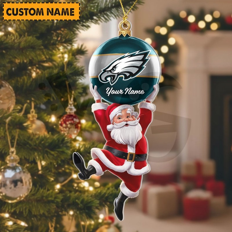 Philadelphia Eagles NFL Personalized Christmas Limited Acrylic Ornament Philadelphia Eagles NFL Personalized Christmas Limited Acrylic Ornament