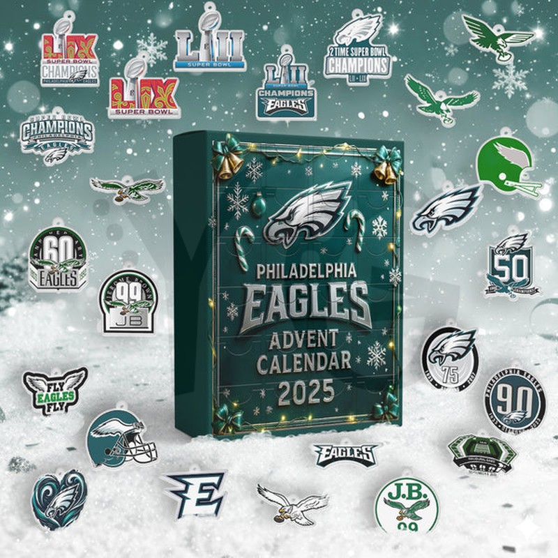 Philadelphia Eagles Personalized Christmas Advent Calendar Philadelphia Eagles Personalized Christmas Advent Calendar