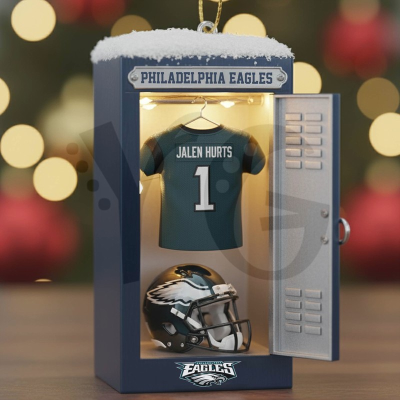 Philadelphia Eagles Star Lockers Special Ornament Philadelphia Eagles Star Lockers Special Ornament