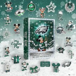 Philadelphia Eagles x Mickey Personalized Advent Calendar
