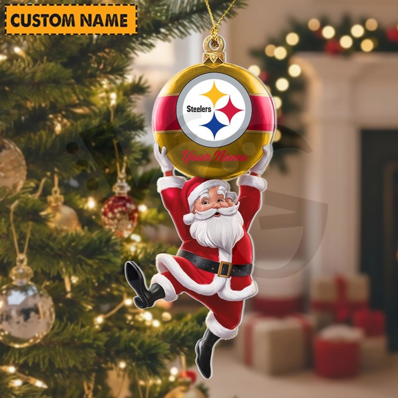 Pittsburgh Steelers NFL Personalized Christmas Gift Limited Acrylic Ornament Pittsburgh Steelers NFL Personalized Christmas Gift Limited Acrylic Ornament